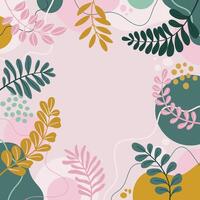 Leaves background with beautiful. Background for design vector