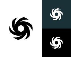 Vortex Circle Spiral Circular Rotation With Abstract Modern Logo Design Illustration vector