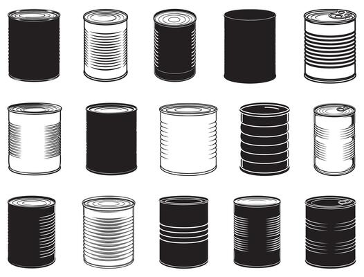 TIN CAN SILHOUETTE