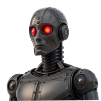 Futuristic Mechanical Robot 3D Render png