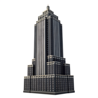 Modern Skyscraper Building 3D Render png