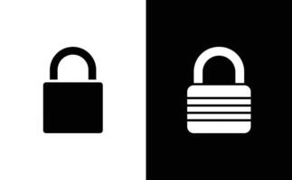 Padlock Open Close Symbol, Icon, Lock Concept, Data Protection, Security Sign vector