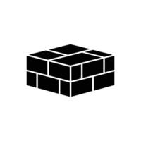 Block Isometric Structure With White Outlines On Transparent Background vector