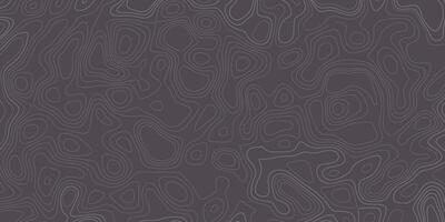 Gray topographic line contour map background. abstract illustration. Geography concept. Background for your design. vector
