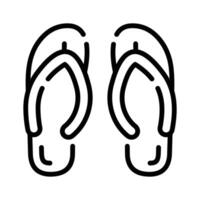 Get a glimpse of this icon of flip flops, vector