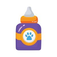 A visually appealing 2d icon of pet feeder vector