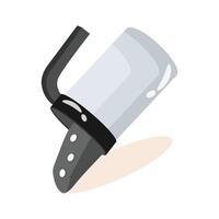 Download a 2d style icon depicting waste scoop vector