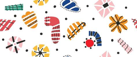 Abstract seamless pattern vector