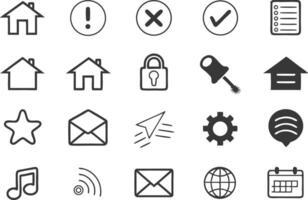 User Interface Icon Collection vector