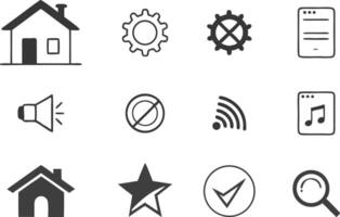 Application UI Icon Design vector