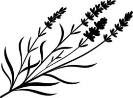 Lavender Bloom Graphic Design vector