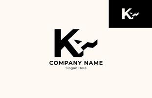 abstract 3d perspective letter KA logo design, is a logo design that combines the letters K and A with a 3D perspective and negative space style vector