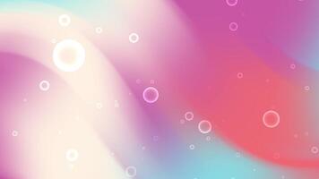 Pastel pink and blue gradient with bubble a trendy and modern abstract background suitable for social media graphics video