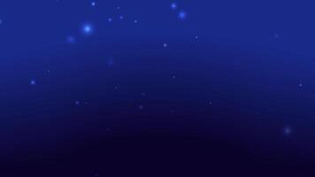Deep blue gradient background with glowing light particles and soft star effects Perfect for festive celebrations space themes and elegant designs Ideal for Christmas and New Year visuals video