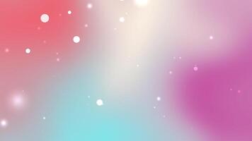 dreamy abstract background with a pastel gradient of pink blue and beige featuring soft bokeh lights and glowing particles Ideal for holiday themes elegant designs and modern digital artwork video