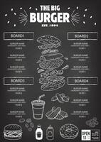 Hand-drawn hamburger menu is suitable for creating a rustic effect in menu designs. vector