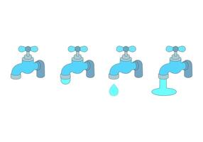 Cartoon Step To Use Water Digital Icon Vectors Source Illustration