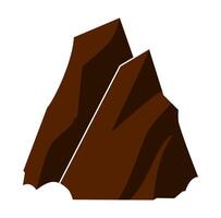 Cartoon Rock Elemental Digital Source Icon Illustration Vectors