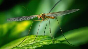A close up detailed picture of a delicate insect creature photo