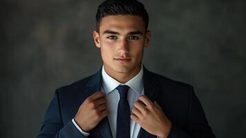 A Portrait of a Well Dressed Man in Formal Attire photo