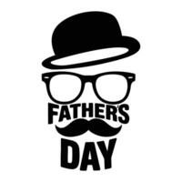 Wish for father's day template vector