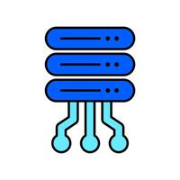 Icon a proxy, isolated against a clean background. vector
