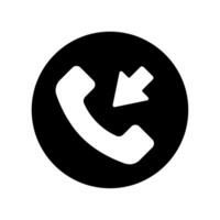 Icon a call forward, isolated against a clean background vector