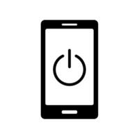 Icon a on off, isolated against a clean background. vector