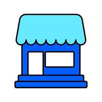 Icon a store, isolated against a clean background vector