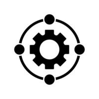 Icon a parameters, isolated against a clean background. vector