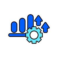Icon a performance isolated against a clean background vector