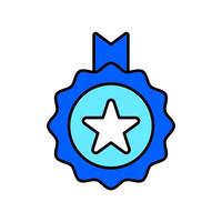 Icon a quality, isolated against a clean background. vector