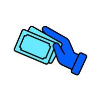 Icon a payment, isolated against a clean backgroun vector