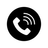 Icon a call, isolated against a clean background. vector