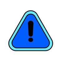 Icon a risk, isolated against a clean background vector