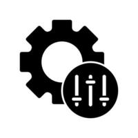Icon a tweak, isolated against a clean background. vector