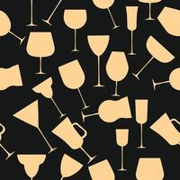 Alcoholic glass Luxury trendy useful design cute abstract illustration artwork vector