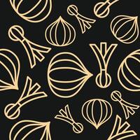 Spring onion Luxury trendy useful design attractive abstract illustration artwork vector
