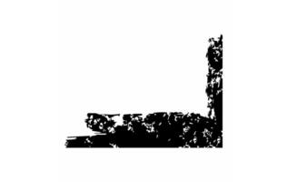 Abstract Grunge Corner Texture with High Contrast vector