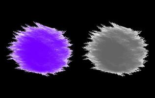 Abstract Shapes in Purple and Gray on Black Background vector