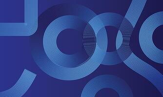 a blue background with a number of lines vector