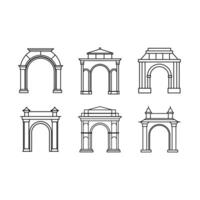 Imperial Arc Illustration Elegant Royal Design Element for Luxury Themes vector