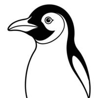 King Penguin in Full Profile View vector
