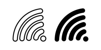 Signal icon set. wifi sign. for mobile concept and web design. illustration vector