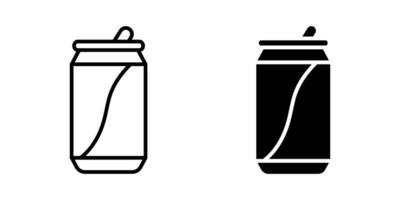 Soda Can icon. for mobile concept and web design. illustration vector