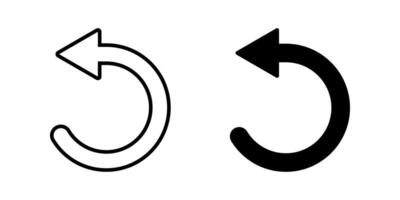 Reload icon. for mobile concept and web design. illustration vector