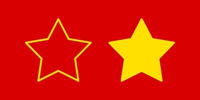 Star Icon Set. for mobile concept and web design. illustration vector