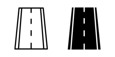 Road icon set, for mobile concept and web design. illustration vector