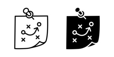 strategy icon. for mobile concept and web design. illustration on white background. vector