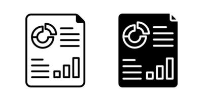 Report icon set. analysis, infographic, analytics Symbol. Document sign. for mobile concept and web design. illustration on white background vector